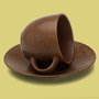 Avet Taza Té Con Plato Artist Brown (6 Unidades) 280ml D.16cm
